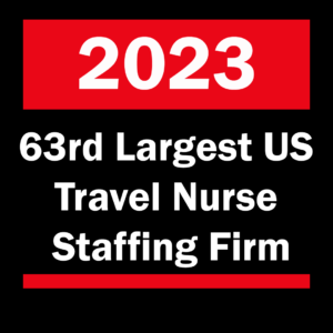 2023 63rd largest travel nurse staffing firm
